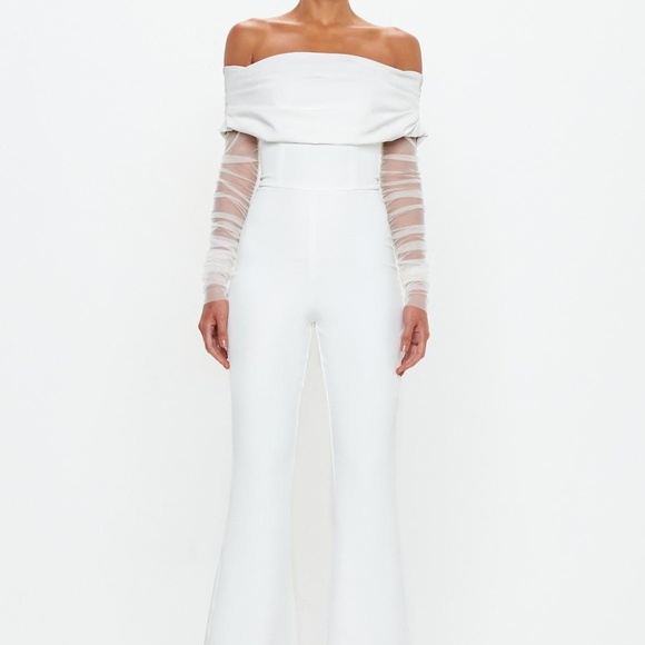 poshmark white jumpsuit